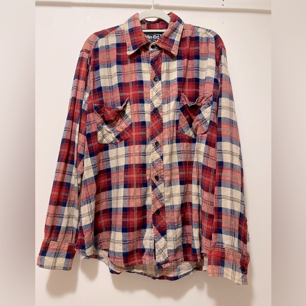 Vintage Men’s Plaid Shirt - Van Cort